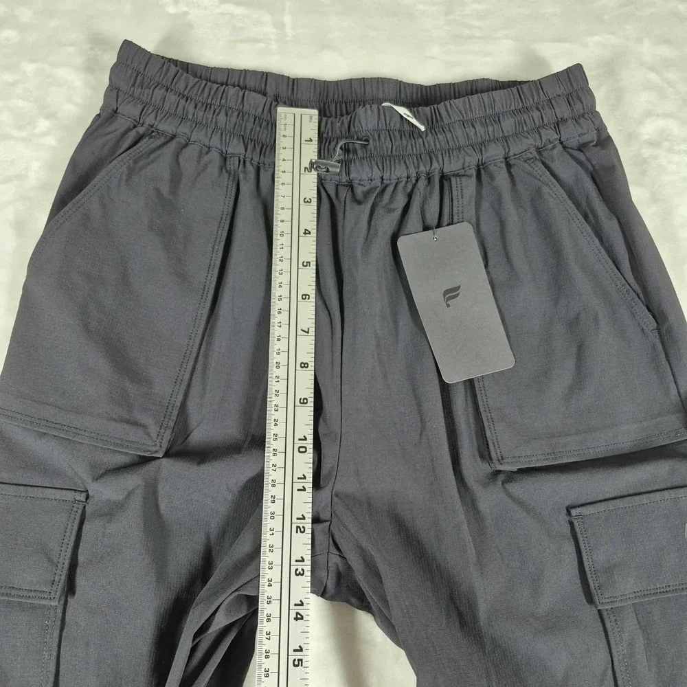 Fabletics The Heights Cargo Pant Women's Medium Black Drawstring Relaxed‎ NWT - Picture 3 of 10